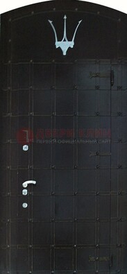 Металлическая арочная дверь ДА-22 высокого качества в Лобне