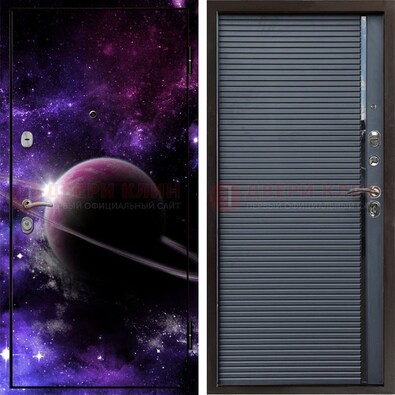 Металлическая дверь с фотопечатью Сатурна ДФ-20 в Сертолово
