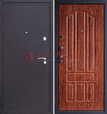 Темная стальная дверь с порошковым напылением ДП-188 в Лыткарино