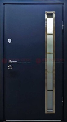 Металлическая дверь с порошковым покрытием и МДФ Белый дуб ДП-219 в Лобне