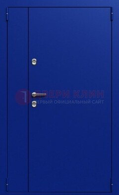 Синяя тамбурная дверь ДТМ-23 в Лобне