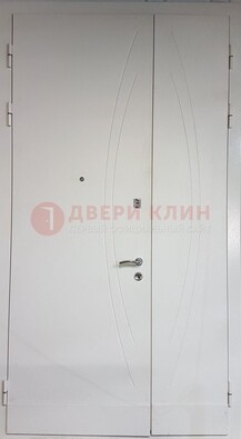 Белая тамбурная дверь ДТМ-31 в Лобне