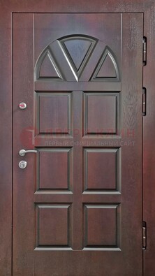 Уличная стальная дверь с виноритом ДВТ-166 в Лобне