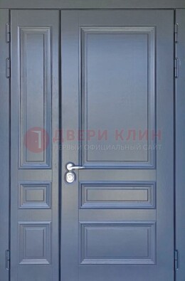 Темно-серая железная дверь с виноритом ДВТ-242 в Лобне